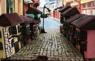 Geleneksel Akşehir evleri minyatür olarak üretiliyor