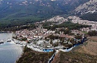 Geleneksel Akyaka mimarisi ile yapılan konaklama...