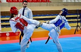 Genç tekvandocular Bilecik’te madalya için mücadele...