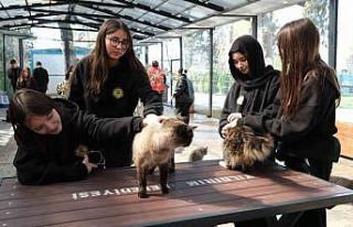 Gençerlerden patili canlara ziyaret