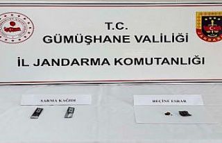 Gümüşhane’de uyuşturucu operasyonu