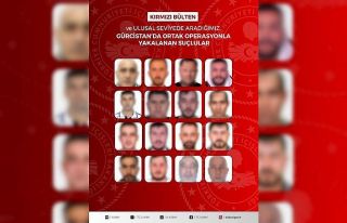 Gürcistan’da düzenlenen ortak operasyonda kırmızı...