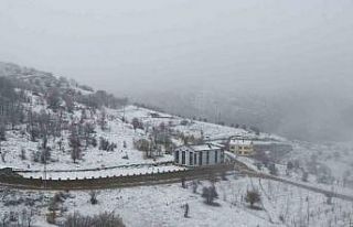 Hadim’de kar yağışı başladı