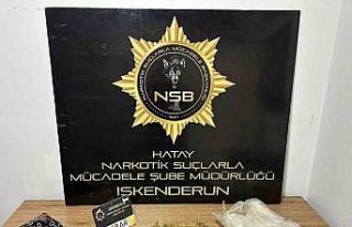 Hafif ticari aracın gizli bölmesinden esrar çıktı