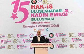 HAK-İŞ Başkanı Arlan: "235 bin kadın üyemizle...