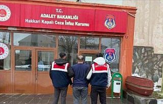 Hakkari’de 8 yıl hapis cezası bulunan şahıs...