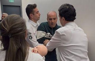 Hastanede film gibi tatbikat