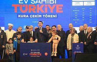 Hatay’da 13 bin 289 konutun kura çekim töreni...