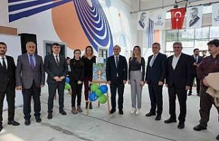 Hatay’da küçük ressamlar tuvallerinde suyu anlattı