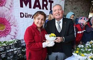 Honaz Tohum Merkezinde yetiştirilen çiçekler kadınlara...