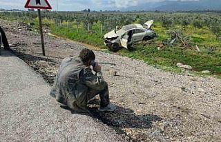 Hurdaya dönen araçtan burnu kanamadan çıkan doktor:...