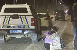 Iğdır’da otomobil sulama kanalına uçtu: Sürücü,...