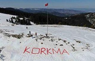 Ilgaz Dağı’nın zirvesinde anlamlı anma: İstiklal...