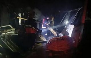 İşçilerin kaldığı konteynerlerde korkutan yangın