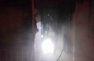 İskenderun’da  ev yangını