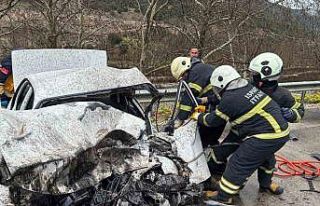 Isparta’da feci kaza nişanlı çifti hayattan kopardı