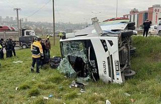 İstanbul’dan yarışmadan dönen öğrencileri...