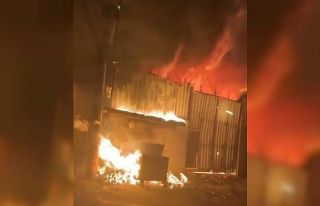 Kahramanmaraş’ta depo yangını