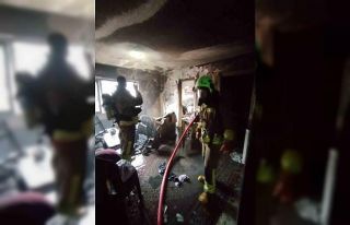 Kahramanmaraş’ta ikamet yangını