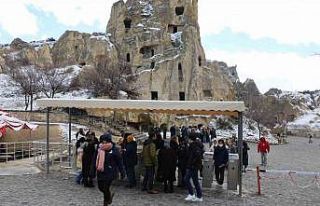 Kapadokya 3 günlük bayram tatilinde 57 bin 988 ziyaretçiyi...