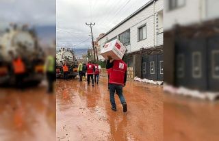 Kasrik selle sarsıldı, Kızılay yaraları sarmak...
