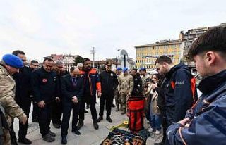 Kastamonu’da arama ve kurtarma ekiplerinin kullandığı...
