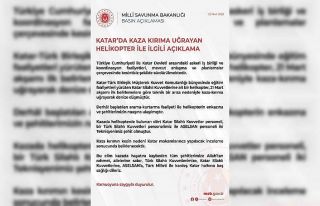 Katar’da askeri helikopter kazası: 3 Türk personel...
