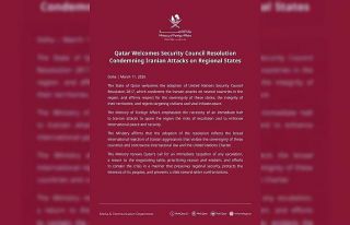 Katar’dan İran saldırılarını kınayan BM tasarısına...