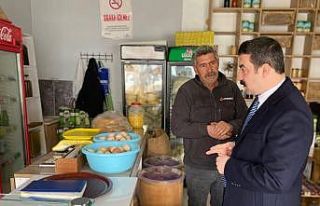 Kaymakam Akköz’den Arpaçay’da esnaf ziyareti