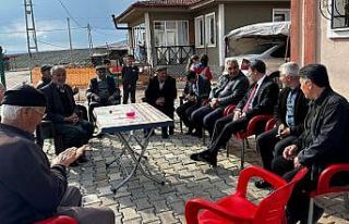 Kaymakam Aslan, köy evlerine yerleşen vatandaşları...