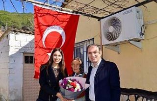 Kaymakam Murat Mete’den şehit annesine ziyaret