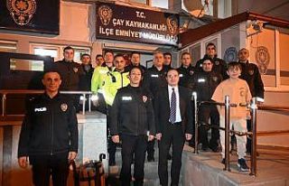 Kaymakam Türker iftarda emniyet mensuplarıyla bir...