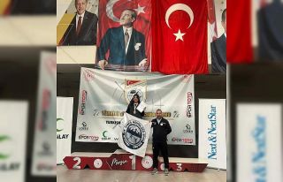 Kayserili sporcu Türkiye Şampiyonu oldu