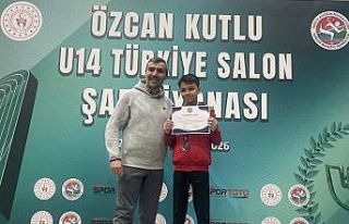 Kayserili sporcu Türkiye üçüncüsü oldu