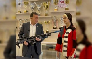 Kayseri’nin ilk SEM Olimpik Tüfek sporcusuna malzeme...