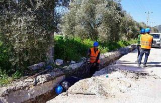 Kemikler’in içme suyu hattı yenilendi