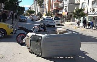 Kepez’de motosikletler çarpıştı: 1 yaralı