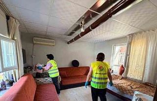 Kepez’den şehit ve gazi evlerinde bayram temizliği