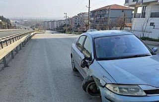 Keşan’da refüje çarpan otomobilin sürücüsü...
