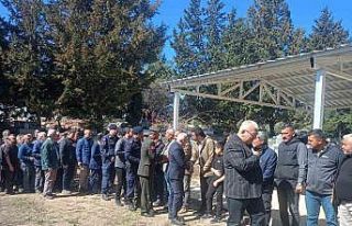 Kıbrıs gazisi törenle toprağa verildi