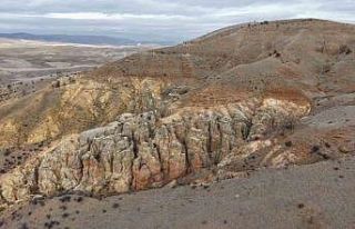 Kırıkkale’de doğanın şekillendirdiği kayalar...