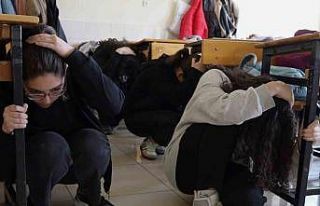 Kırıkkale’de okullarda deprem ve tahliye tatbikatı