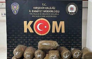 Kırşehir’de 200 kilo kaçak tütün ele geçirildi
