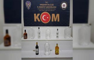 Kırşehir’de kaçak alkol ele geçirildi