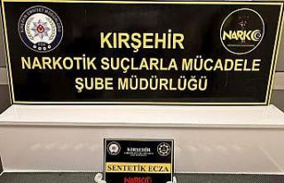 Kırşehir’de polis 660 adet sentetik hap ele geçirdi