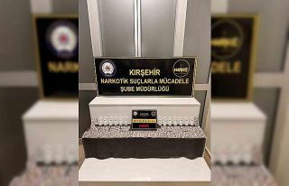 Kırşehir’de polis, bin 387 adet uyuşturucu madde...