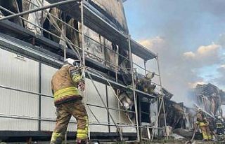 Konteyner yatakhane alevlere teslim oldu