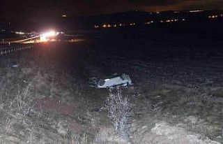 Kontrolden çıkan otomobil şarampole uçtu: 4 yaralı