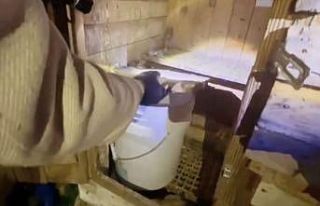 Kümesin içine saklanan uyuşturucuyu jandarma buldu
