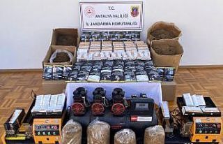 Kumluca’da 150 kilo kıyılmış tütün ele geçirildi